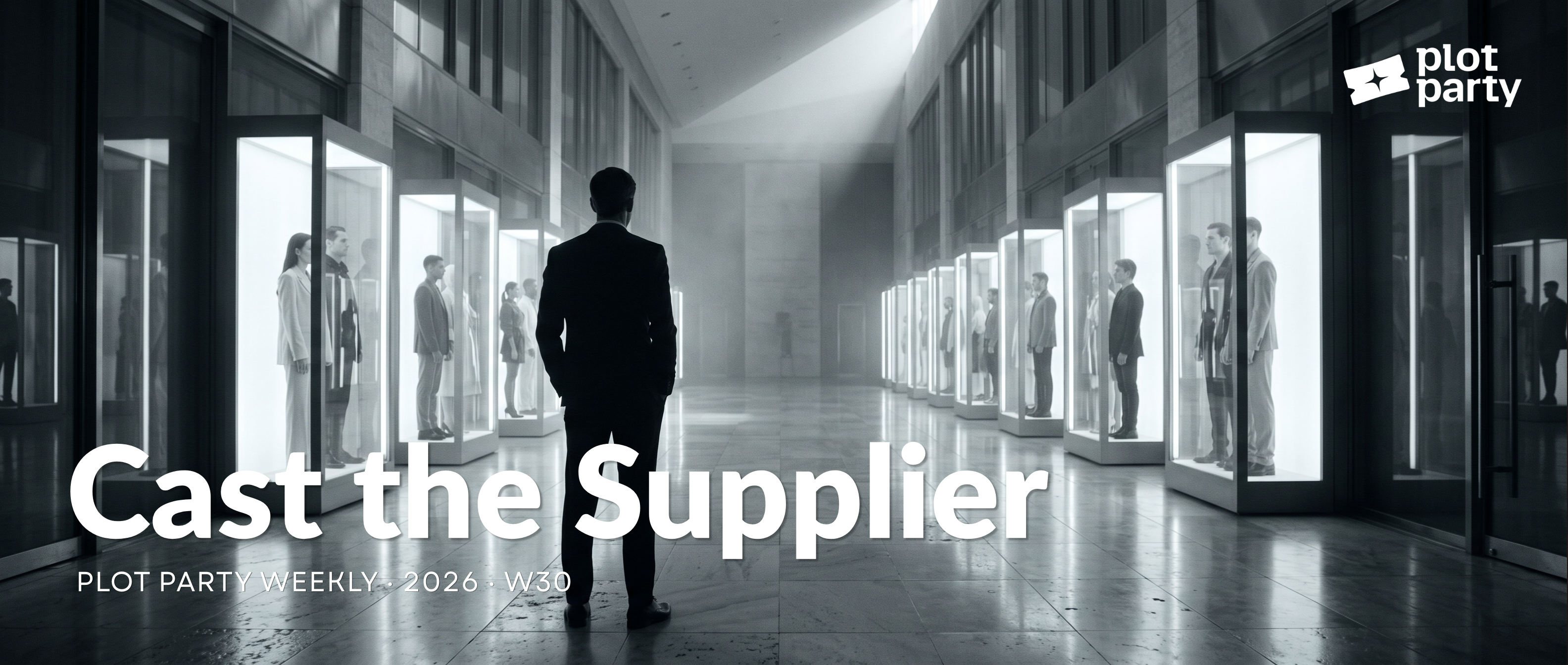 Casting the Supplier Economy - Plot Party Weekly 2026 W30